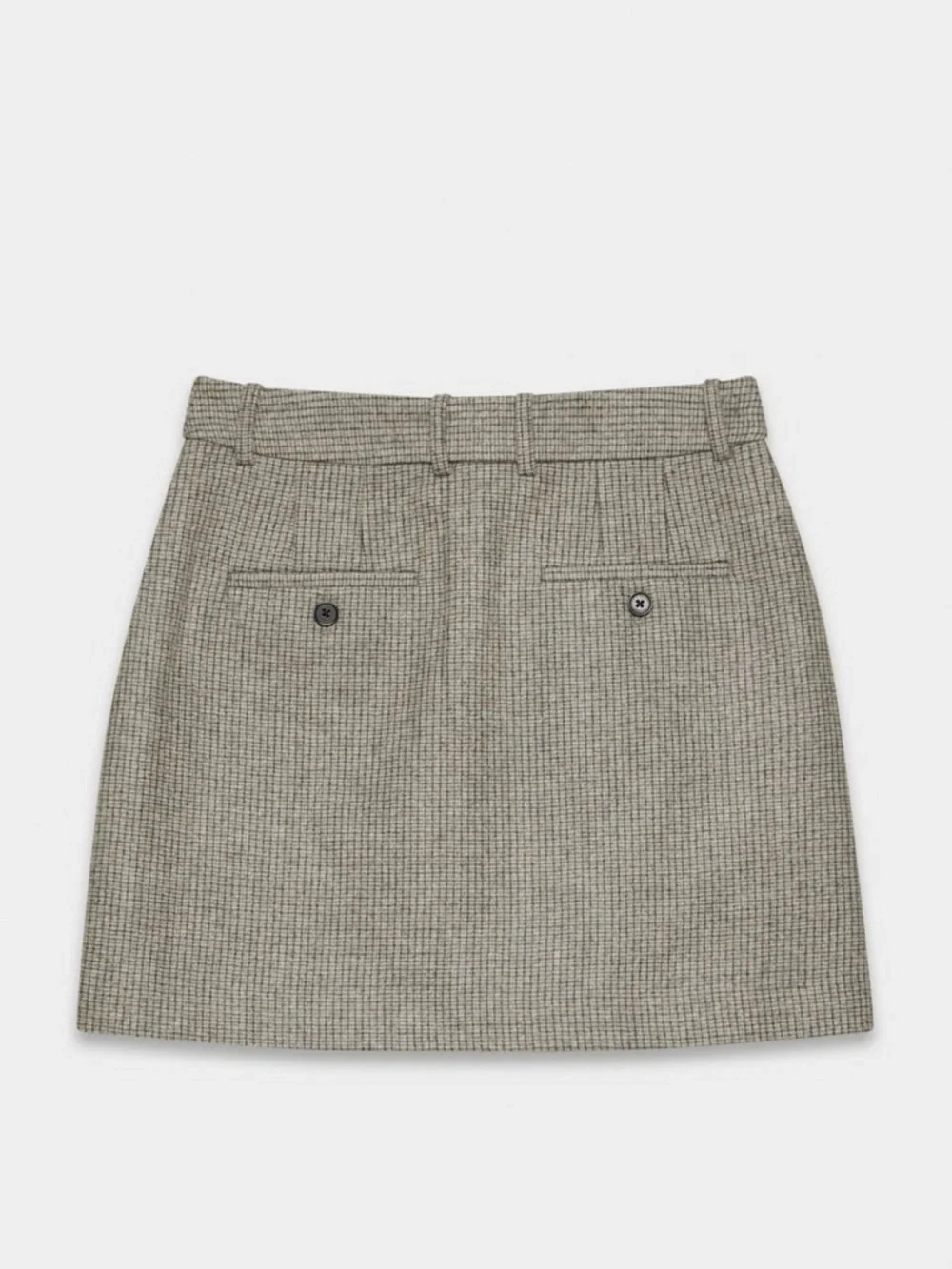 NWT Aritzia Chisel Mini Skirt in Wool - Picture 2 of 6